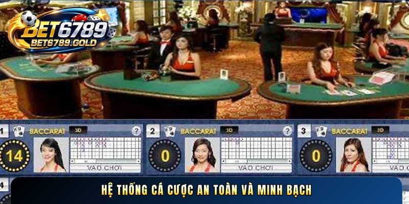 Hệ thống cá cược an toàn và minh bạch
