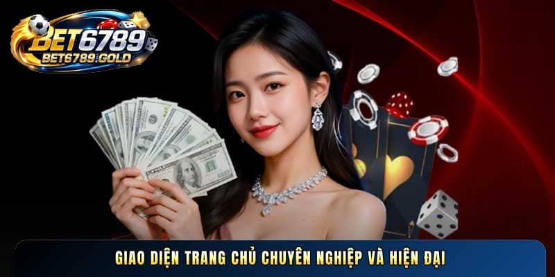 Giao diện trang chủ chuyên nghiệp và hiện đại